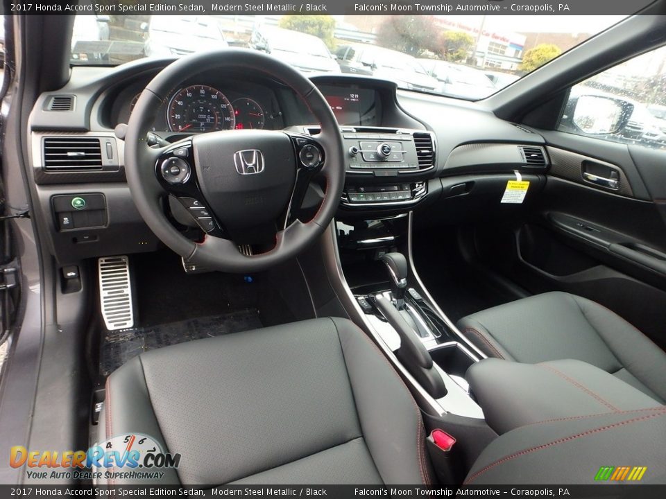 2017 Honda Accord Sport Special Edition Sedan Modern Steel Metallic / Black Photo #7