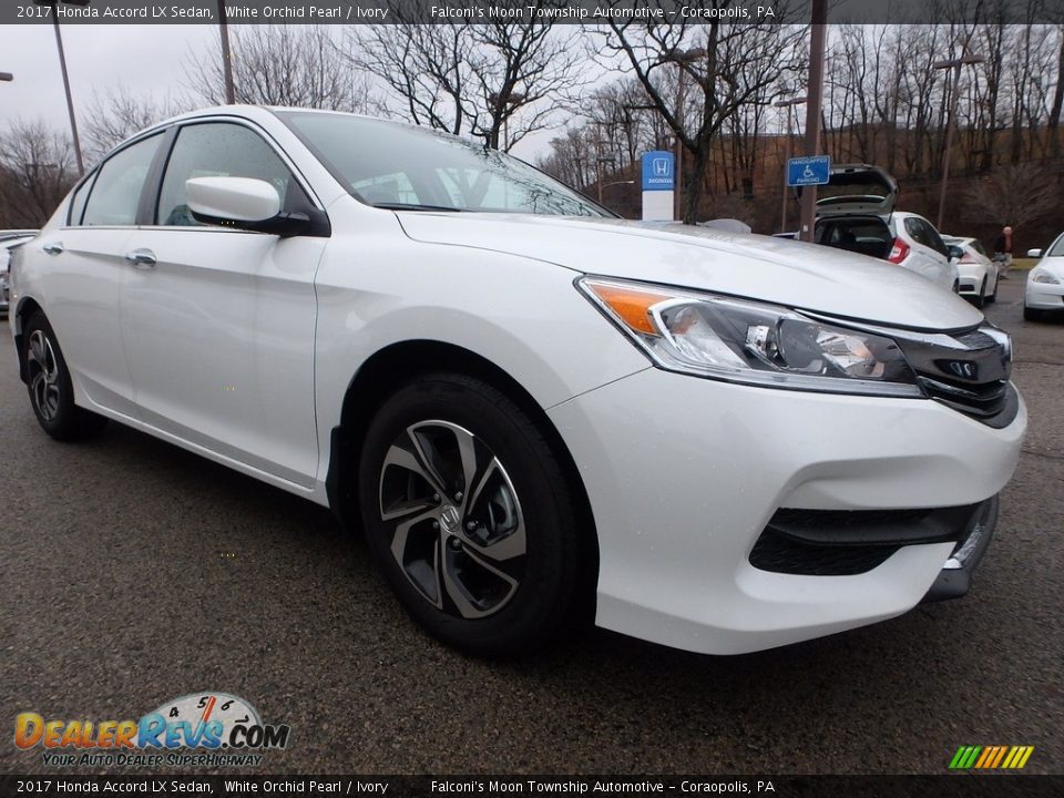 2017 Honda Accord LX Sedan White Orchid Pearl / Ivory Photo #4