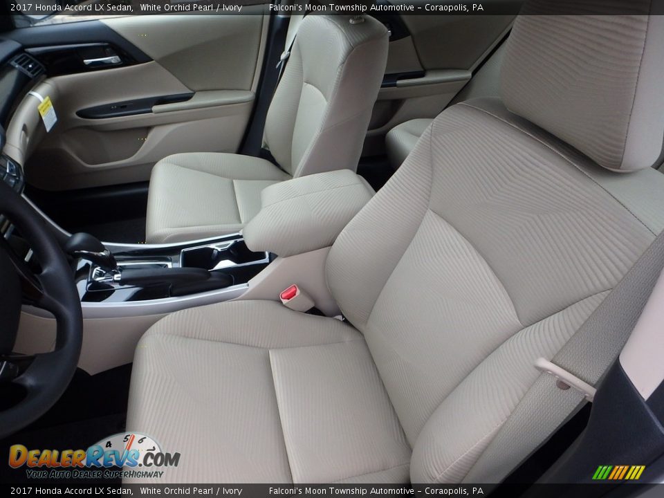 2017 Honda Accord LX Sedan White Orchid Pearl / Ivory Photo #5
