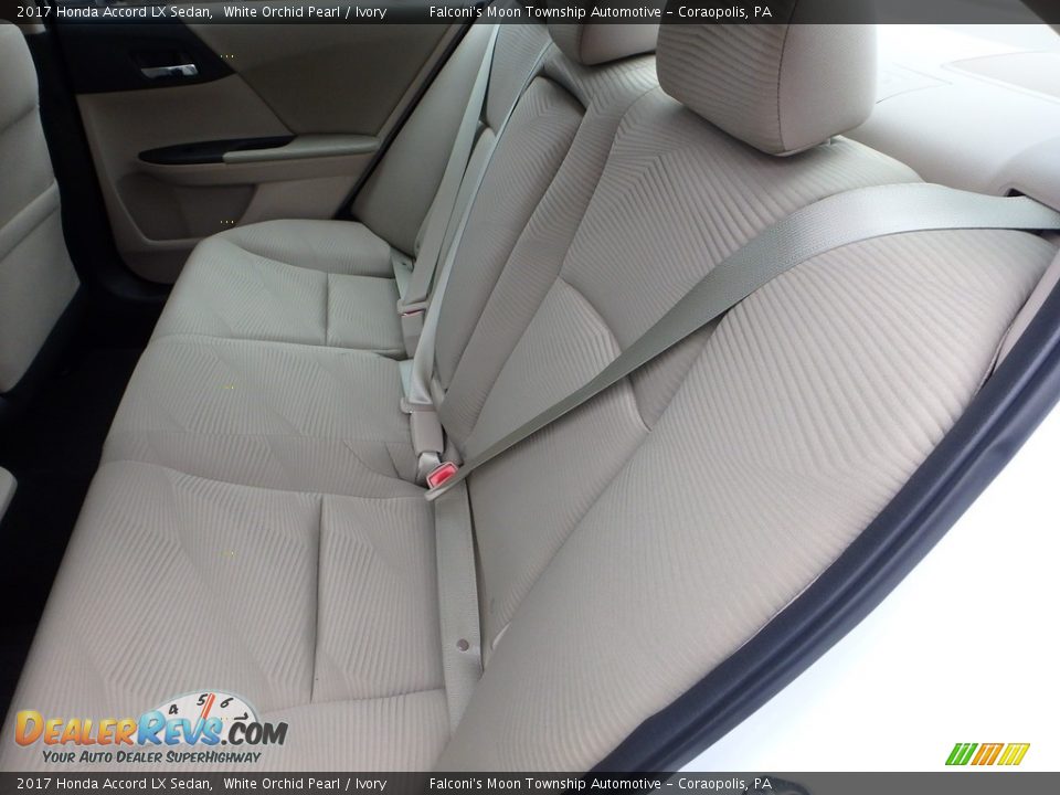 2017 Honda Accord LX Sedan White Orchid Pearl / Ivory Photo #6