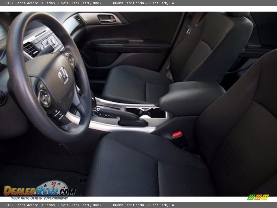 2014 Honda Accord LX Sedan Crystal Black Pearl / Black Photo #3