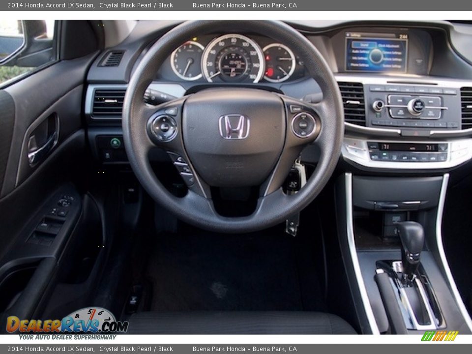 2014 Honda Accord LX Sedan Crystal Black Pearl / Black Photo #5