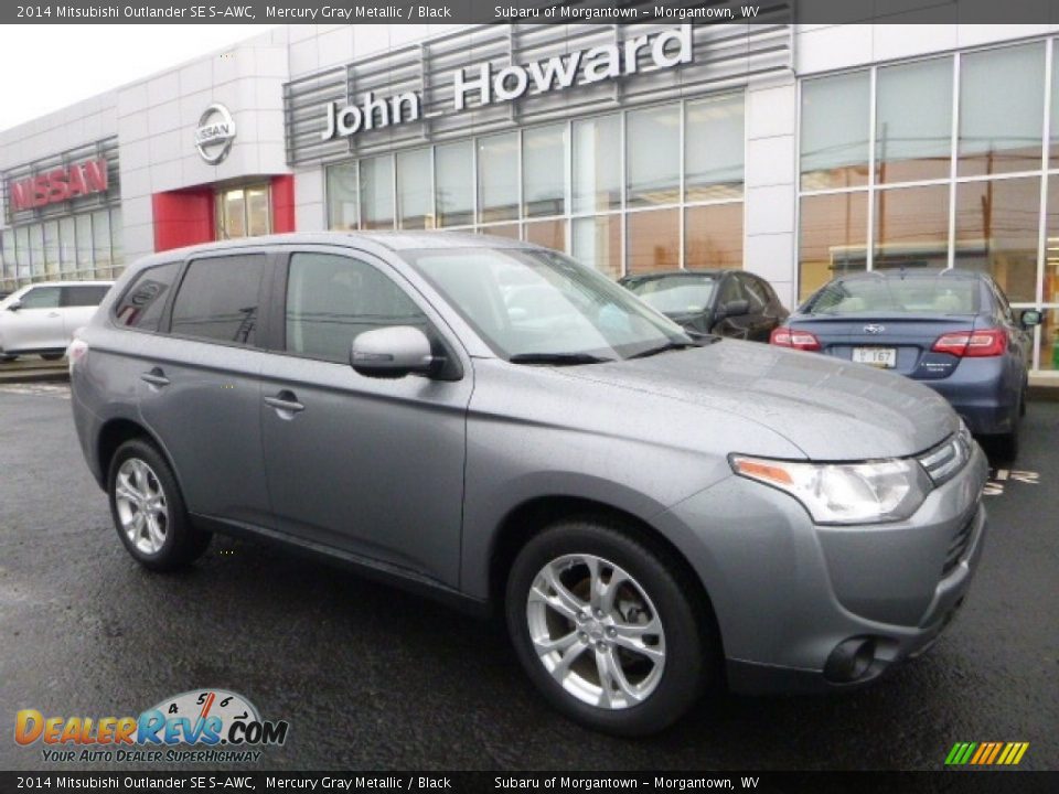 2014 Mitsubishi Outlander SE S-AWC Mercury Gray Metallic / Black Photo #1