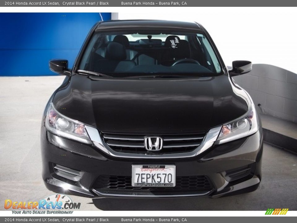 2014 Honda Accord LX Sedan Crystal Black Pearl / Black Photo #7