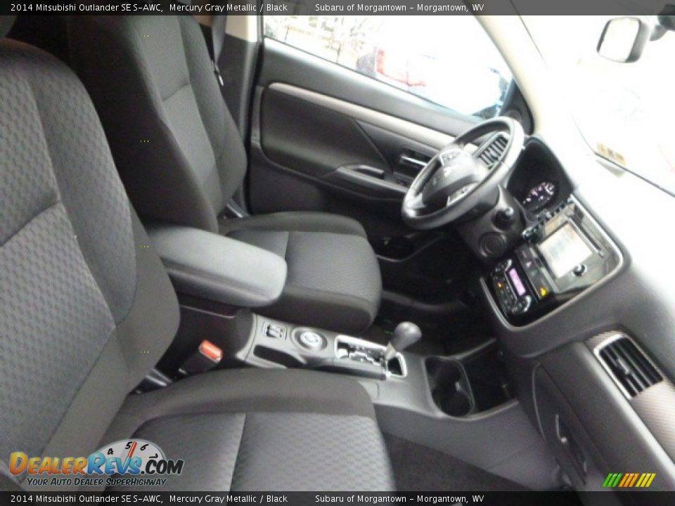 2014 Mitsubishi Outlander SE S-AWC Mercury Gray Metallic / Black Photo #3