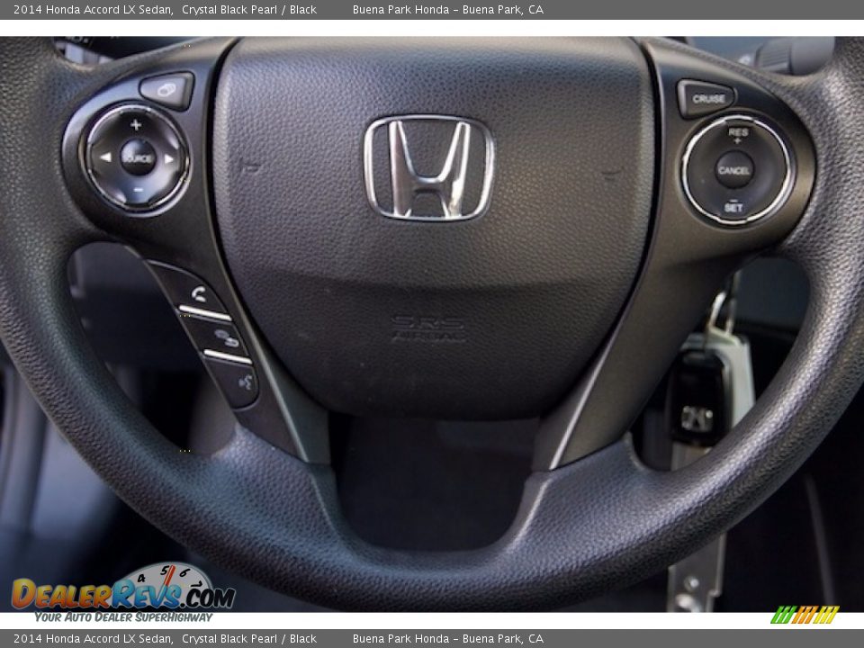 2014 Honda Accord LX Sedan Crystal Black Pearl / Black Photo #11