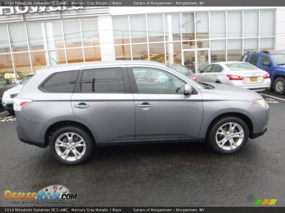 2014 Mitsubishi Outlander SE S-AWC Mercury Gray Metallic / Black Photo #5