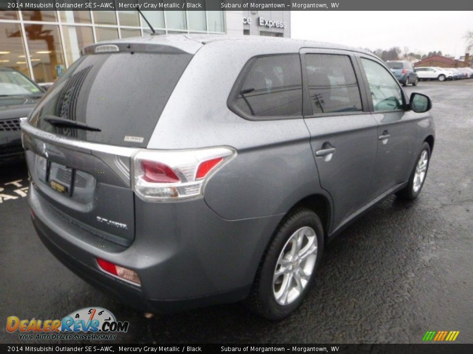 2014 Mitsubishi Outlander SE S-AWC Mercury Gray Metallic / Black Photo #7