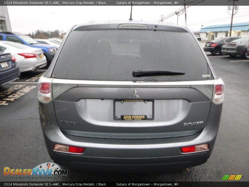 2014 Mitsubishi Outlander SE S-AWC Mercury Gray Metallic / Black Photo #8