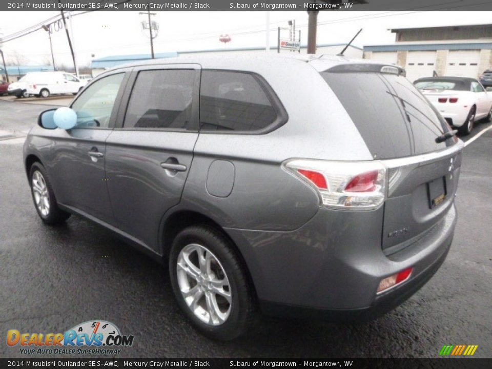 2014 Mitsubishi Outlander SE S-AWC Mercury Gray Metallic / Black Photo #9