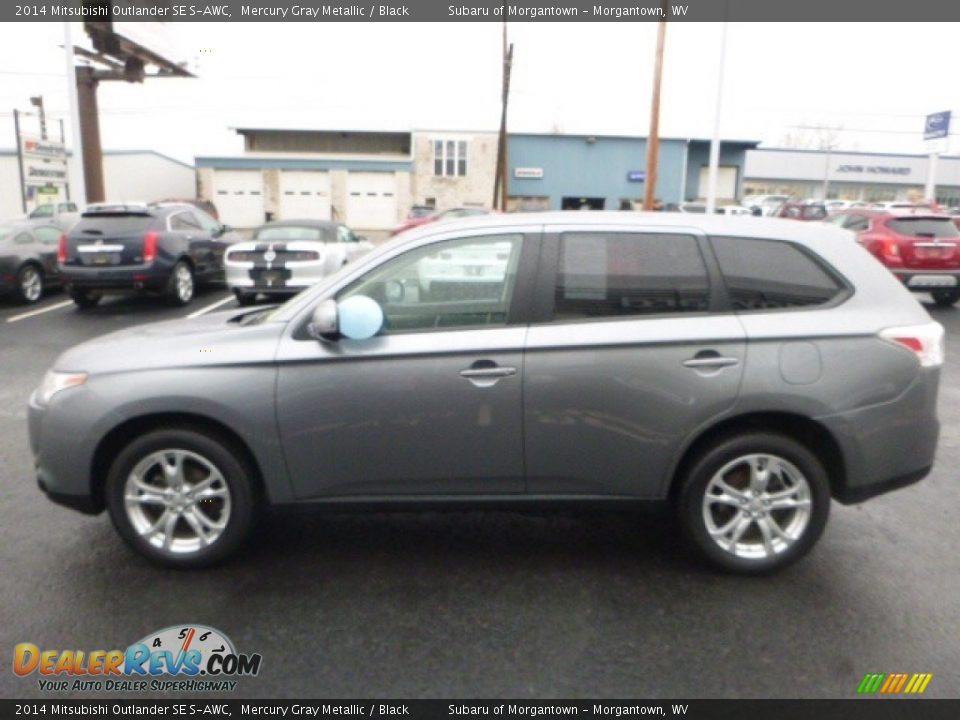 2014 Mitsubishi Outlander SE S-AWC Mercury Gray Metallic / Black Photo #10