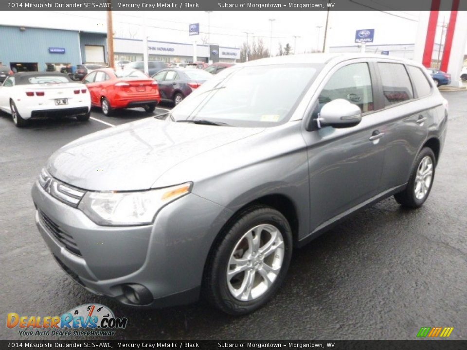 2014 Mitsubishi Outlander SE S-AWC Mercury Gray Metallic / Black Photo #11