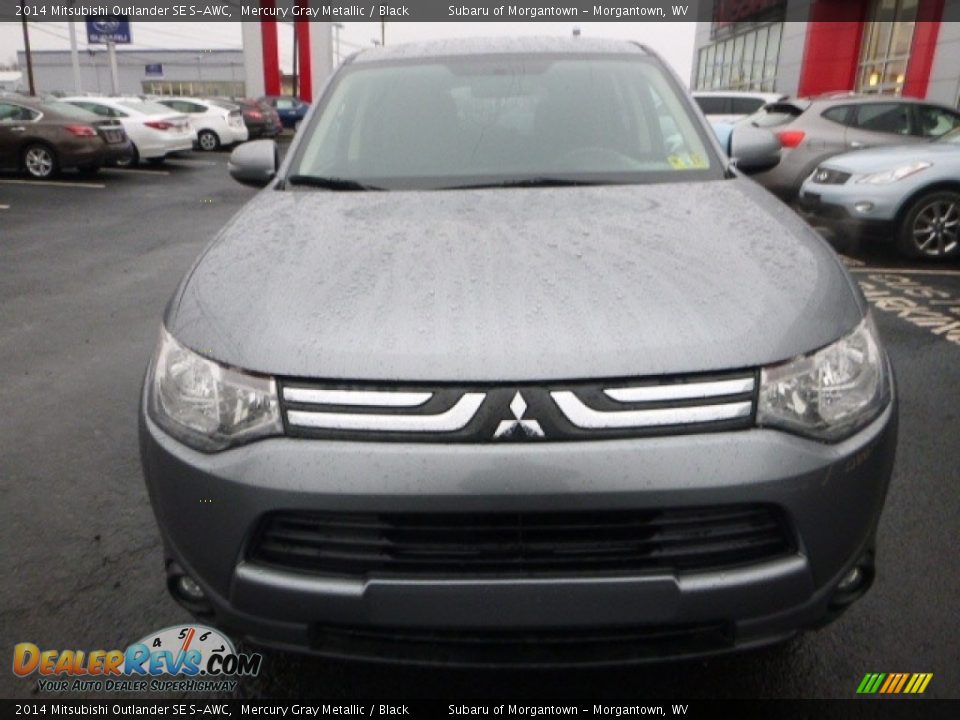 2014 Mitsubishi Outlander SE S-AWC Mercury Gray Metallic / Black Photo #12