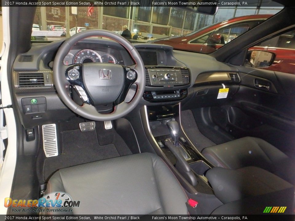 2017 Honda Accord Sport Special Edition Sedan White Orchid Pearl / Black Photo #7