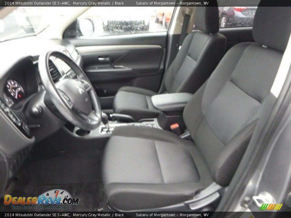 2014 Mitsubishi Outlander SE S-AWC Mercury Gray Metallic / Black Photo #13