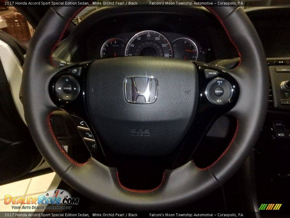 2017 Honda Accord Sport Special Edition Sedan White Orchid Pearl / Black Photo #8