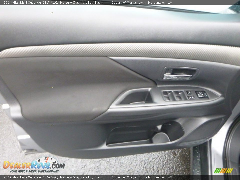 2014 Mitsubishi Outlander SE S-AWC Mercury Gray Metallic / Black Photo #14