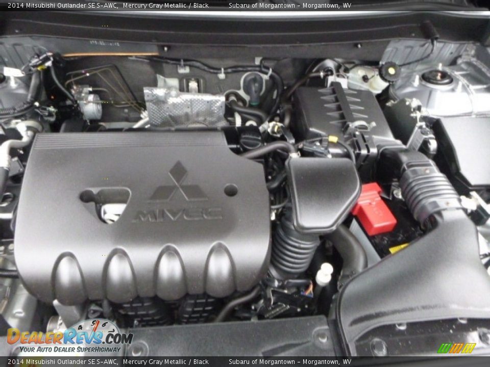 2014 Mitsubishi Outlander SE S-AWC Mercury Gray Metallic / Black Photo #16