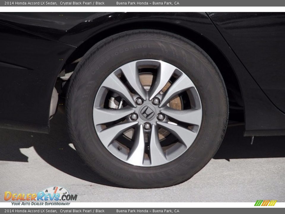 2014 Honda Accord LX Sedan Crystal Black Pearl / Black Photo #26