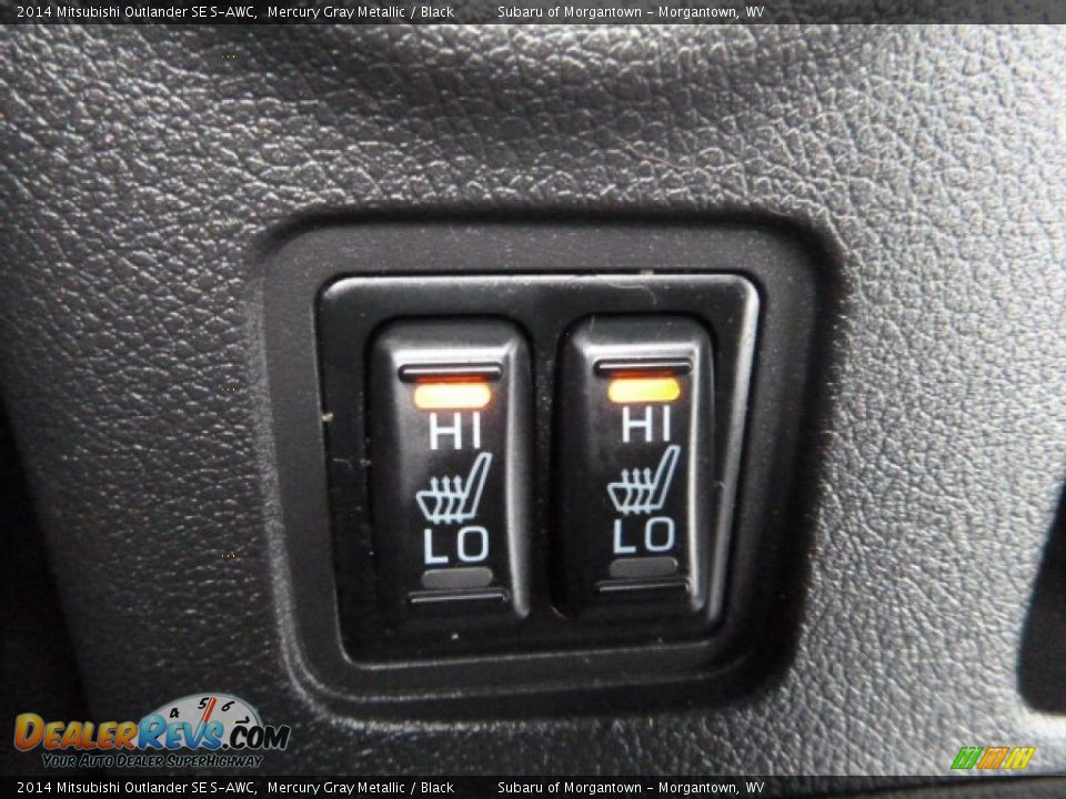 2014 Mitsubishi Outlander SE S-AWC Mercury Gray Metallic / Black Photo #17