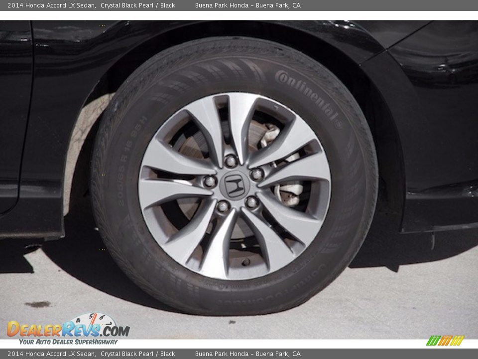 2014 Honda Accord LX Sedan Crystal Black Pearl / Black Photo #27