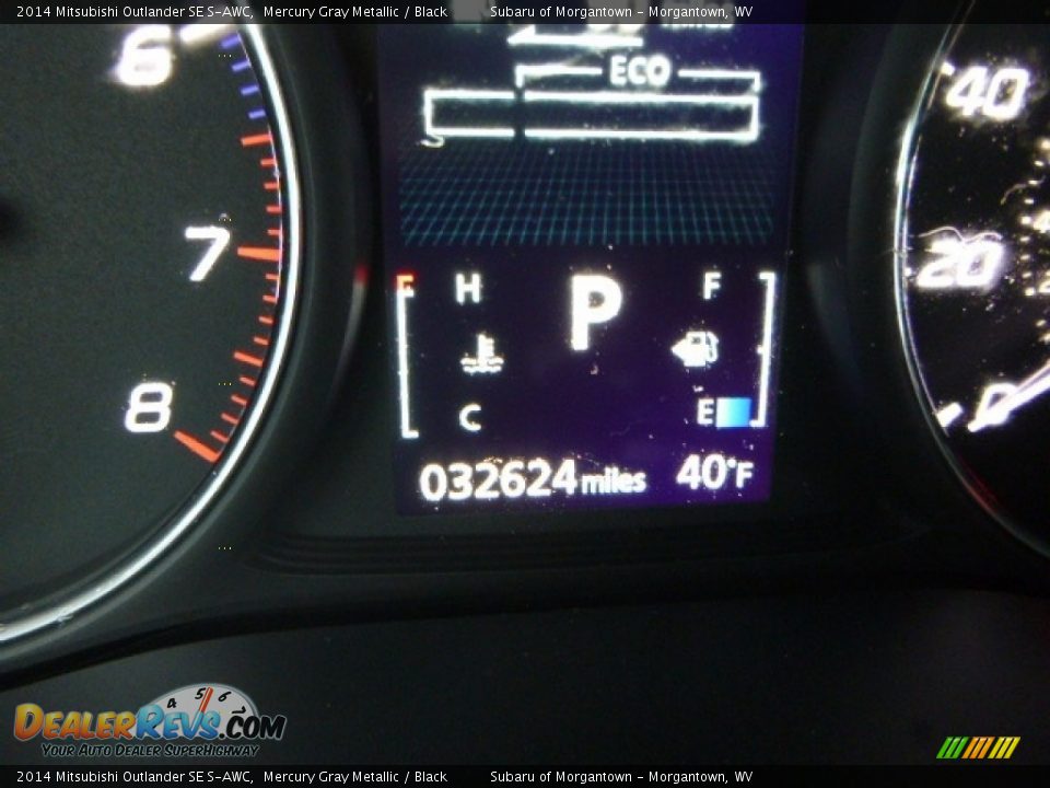 2014 Mitsubishi Outlander SE S-AWC Mercury Gray Metallic / Black Photo #19