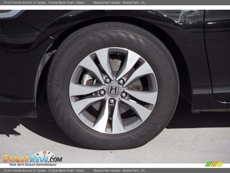 2014 Honda Accord LX Sedan Crystal Black Pearl / Black Photo #29