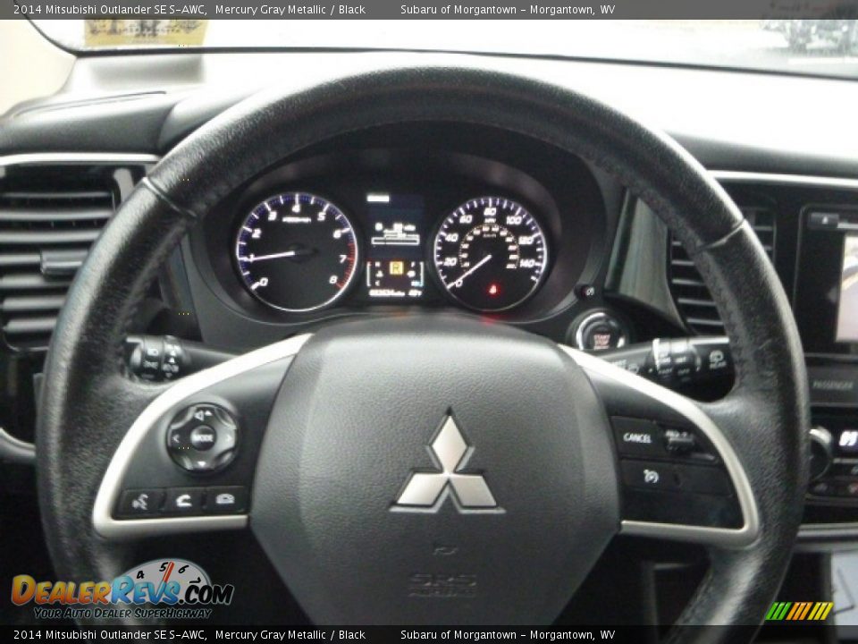 2014 Mitsubishi Outlander SE S-AWC Mercury Gray Metallic / Black Photo #21