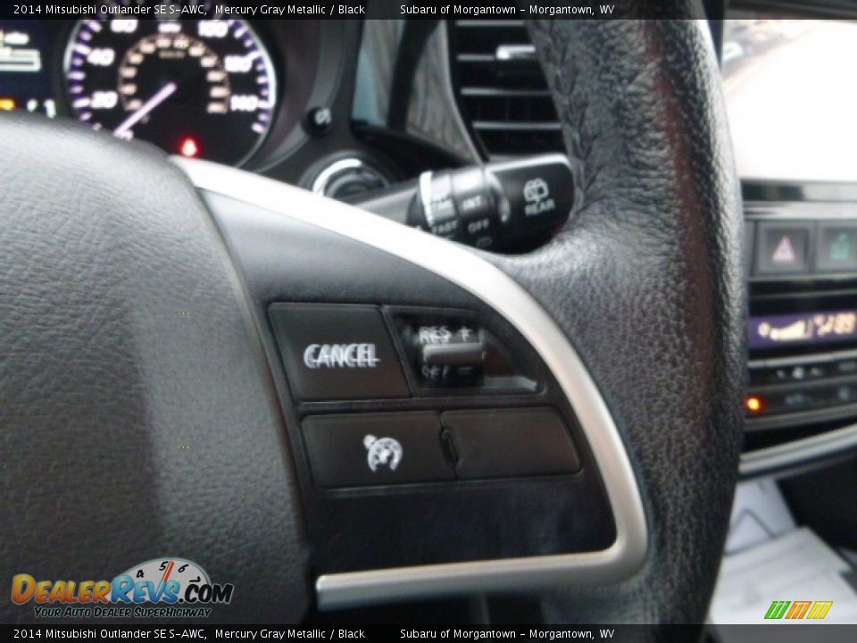 2014 Mitsubishi Outlander SE S-AWC Mercury Gray Metallic / Black Photo #22