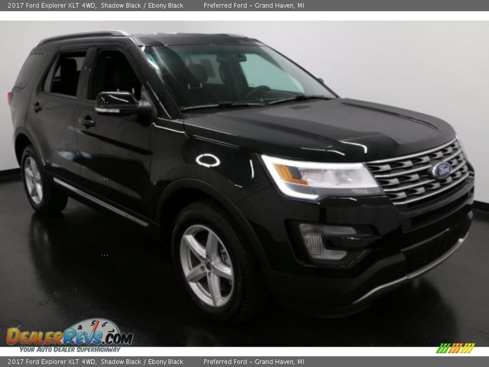 2017 Ford Explorer XLT 4WD Shadow Black / Ebony Black Photo #9