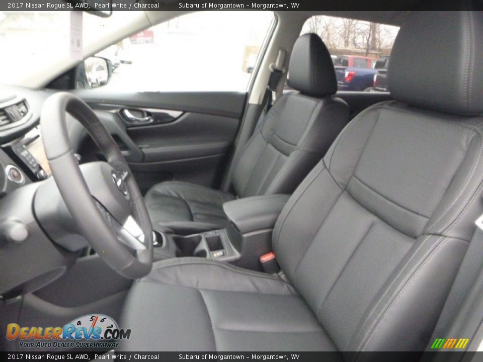 Charcoal Interior - 2017 Nissan Rogue SL AWD Photo #13