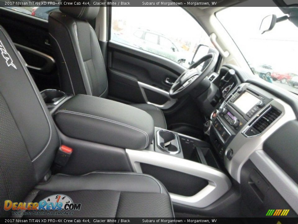 2017 Nissan TITAN XD PRO-4X Crew Cab 4x4 Glacier White / Black Photo #3