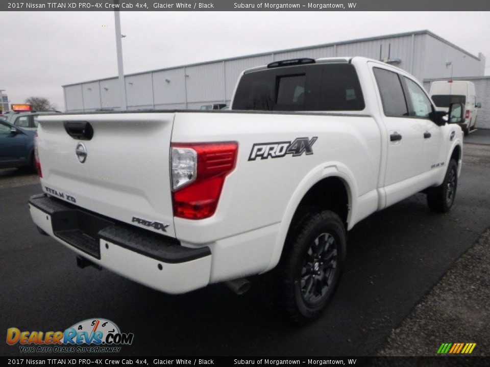 2017 Nissan TITAN XD PRO-4X Crew Cab 4x4 Glacier White / Black Photo #8