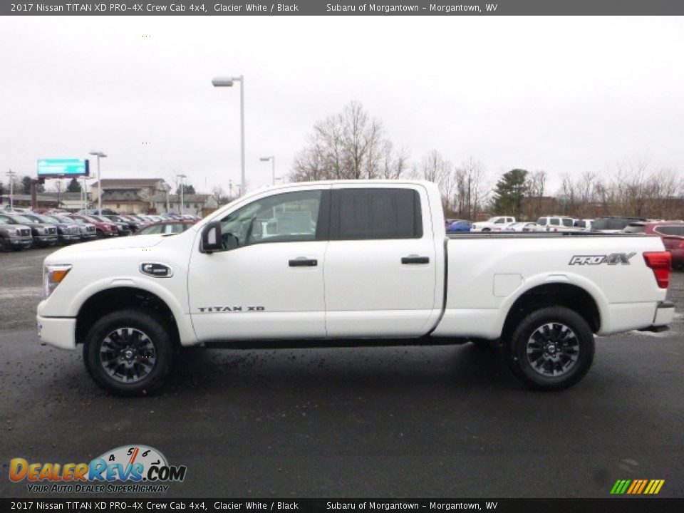 2017 Nissan TITAN XD PRO-4X Crew Cab 4x4 Glacier White / Black Photo #11