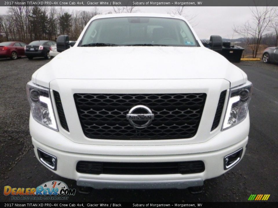 2017 Nissan TITAN XD PRO-4X Crew Cab 4x4 Glacier White / Black Photo #13