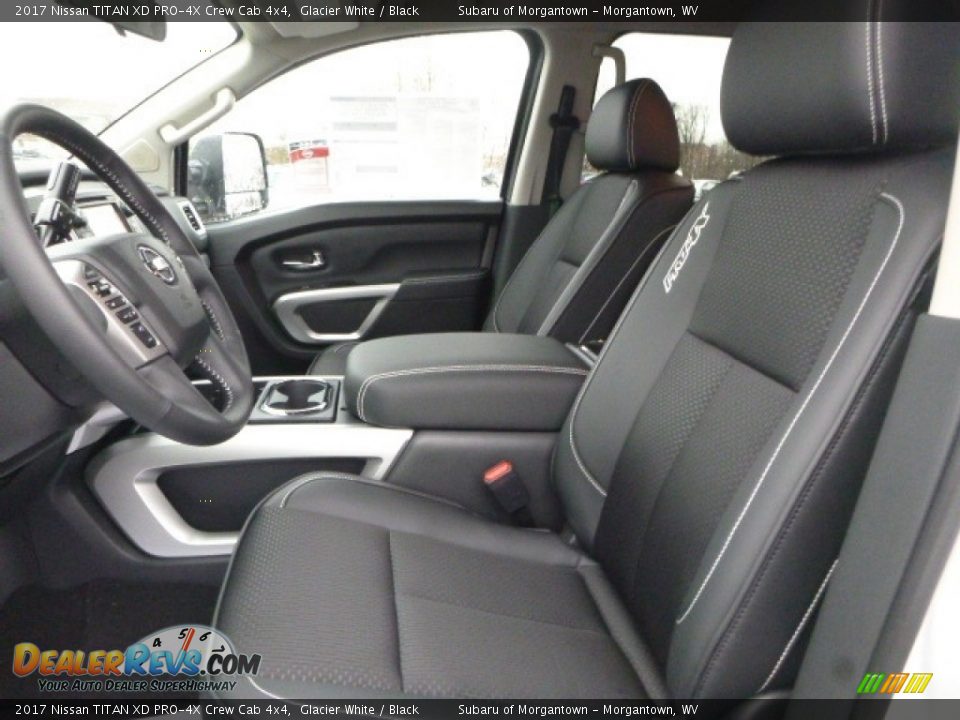 Black Interior - 2017 Nissan TITAN XD PRO-4X Crew Cab 4x4 Photo #14