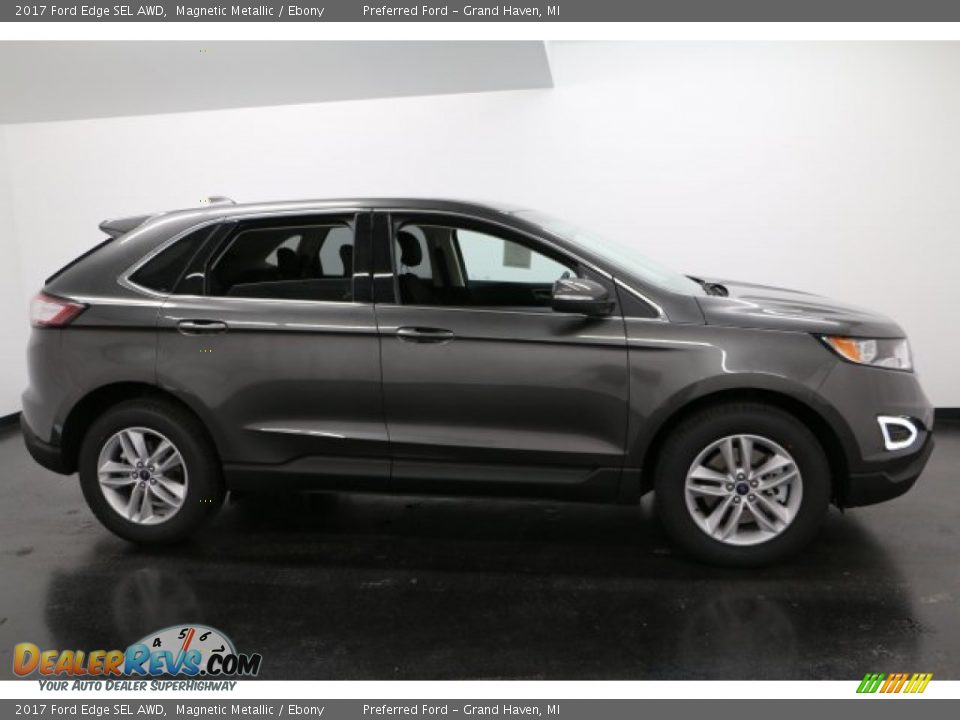 2017 Ford Edge SEL AWD Magnetic Metallic / Ebony Photo #1