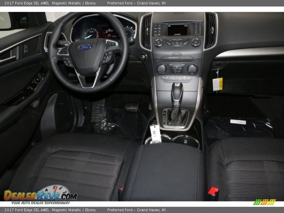 2017 Ford Edge SEL AWD Magnetic Metallic / Ebony Photo #2