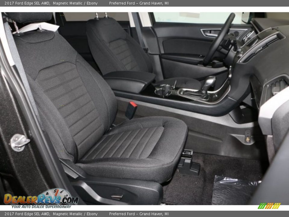 2017 Ford Edge SEL AWD Magnetic Metallic / Ebony Photo #4