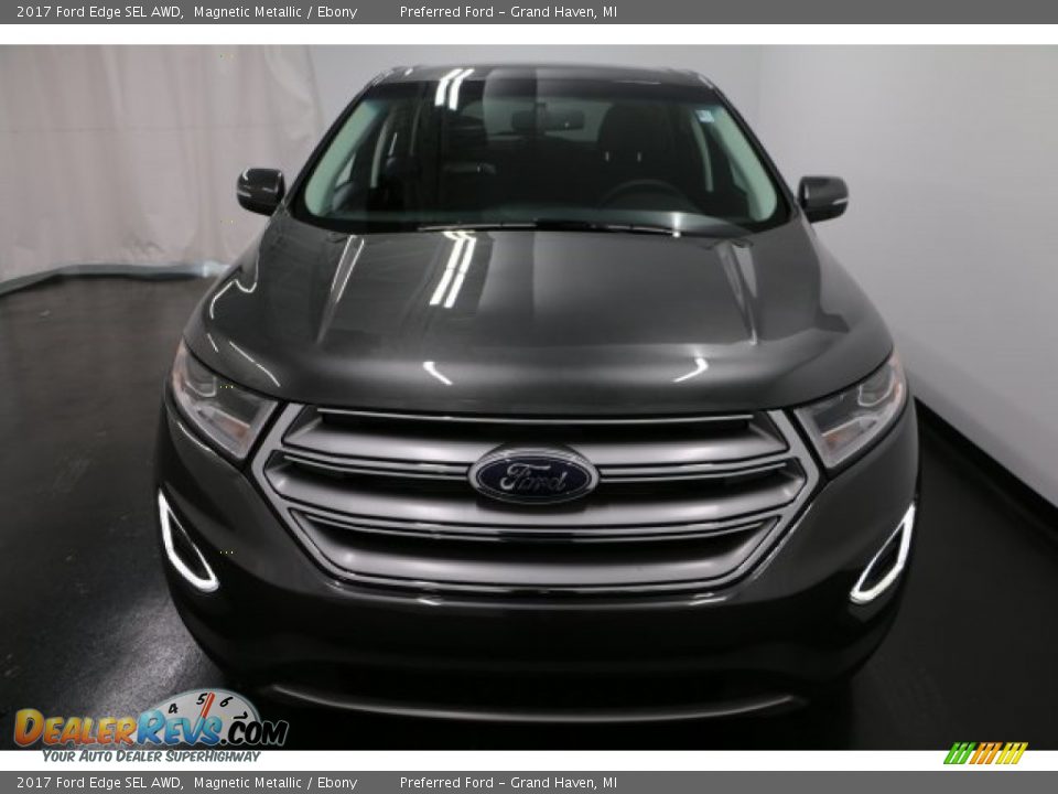 2017 Ford Edge SEL AWD Magnetic Metallic / Ebony Photo #7