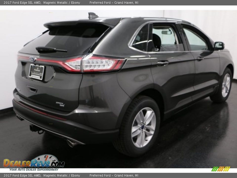 2017 Ford Edge SEL AWD Magnetic Metallic / Ebony Photo #9