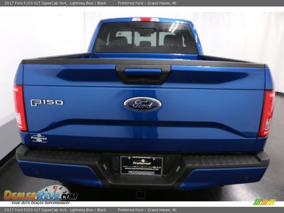 2017 Ford F150 XLT SuperCab 4x4 Lightning Blue / Black Photo #9