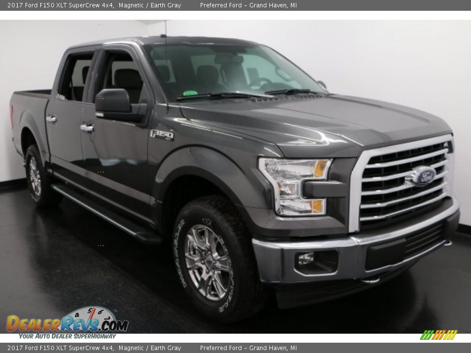 2017 Ford F150 XLT SuperCrew 4x4 Magnetic / Earth Gray Photo #7