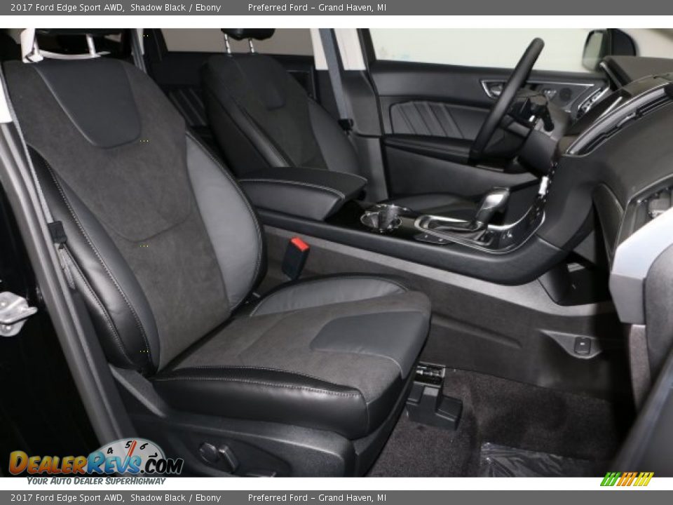Front Seat of 2017 Ford Edge Sport AWD Photo #5