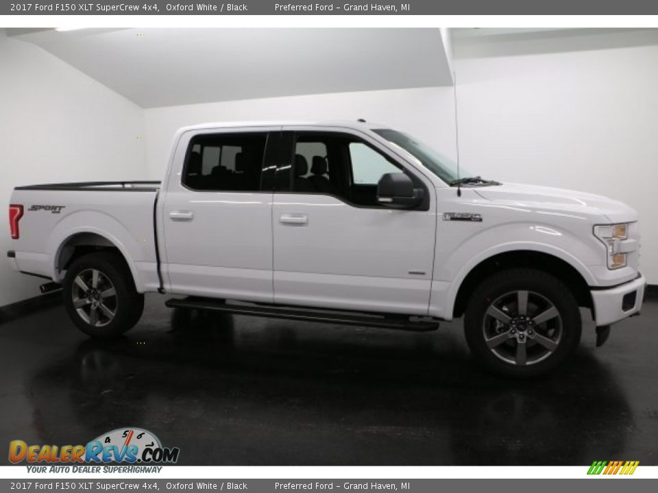 2017 Ford F150 XLT SuperCrew 4x4 Oxford White / Black Photo #1