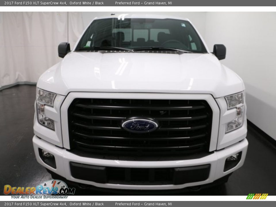 2017 Ford F150 XLT SuperCrew 4x4 Oxford White / Black Photo #6