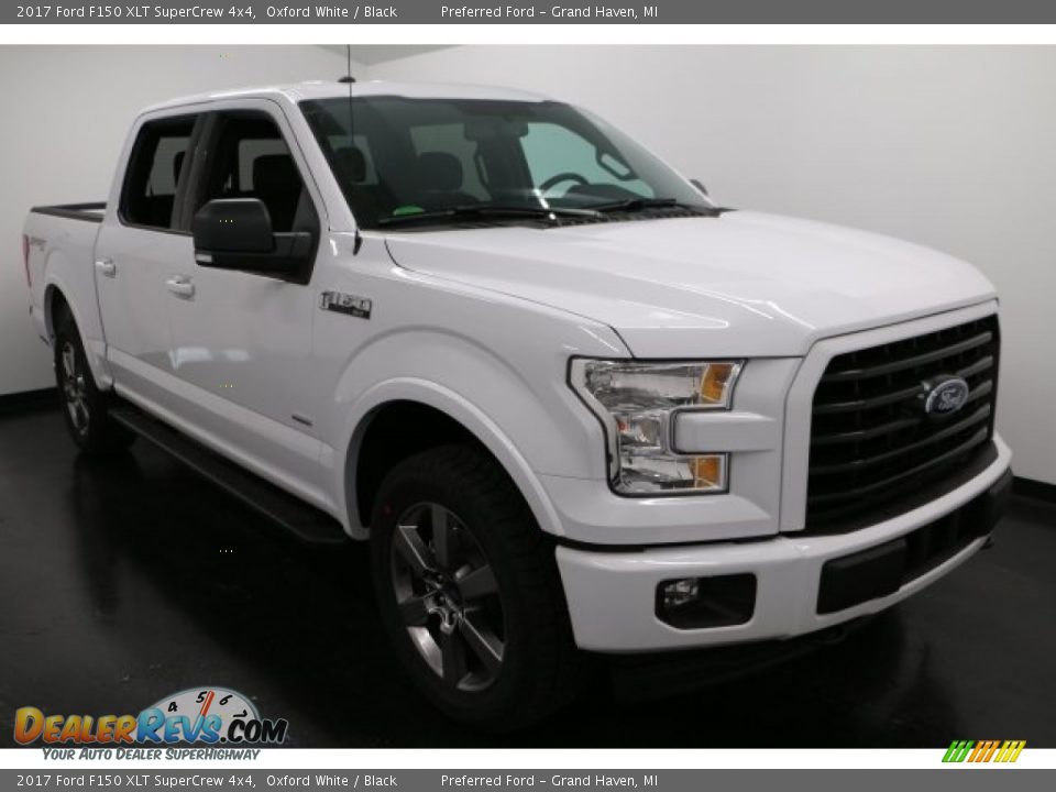 2017 Ford F150 XLT SuperCrew 4x4 Oxford White / Black Photo #7