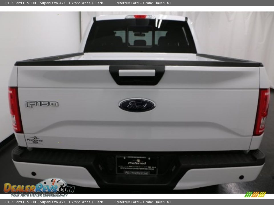 2017 Ford F150 XLT SuperCrew 4x4 Oxford White / Black Photo #9