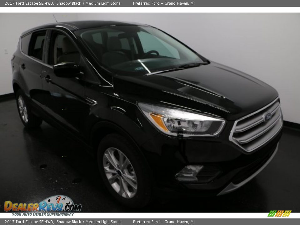 2017 Ford Escape SE 4WD Shadow Black / Medium Light Stone Photo #9