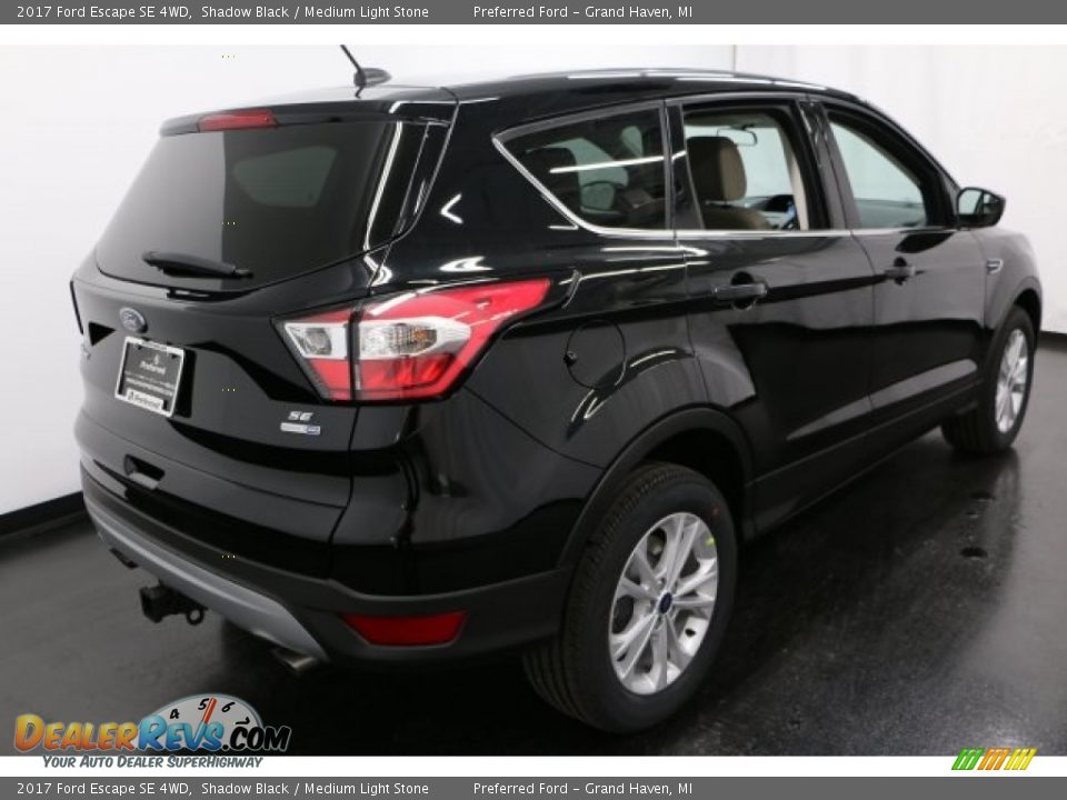 2017 Ford Escape SE 4WD Shadow Black / Medium Light Stone Photo #10